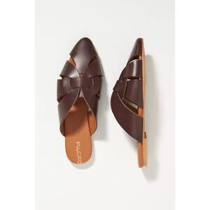 Pilcro Twisted Leather Slides
